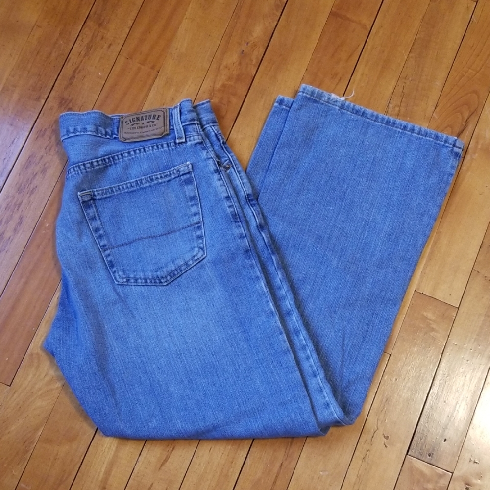 Mens Levi's signature bootcut jeans